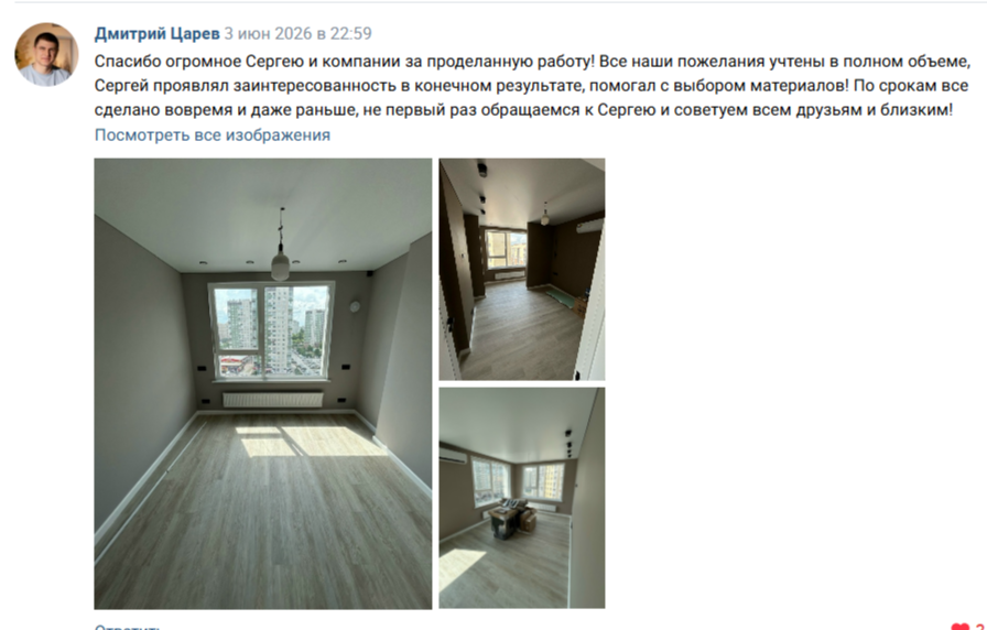 Отзыв Дмитрия Царева